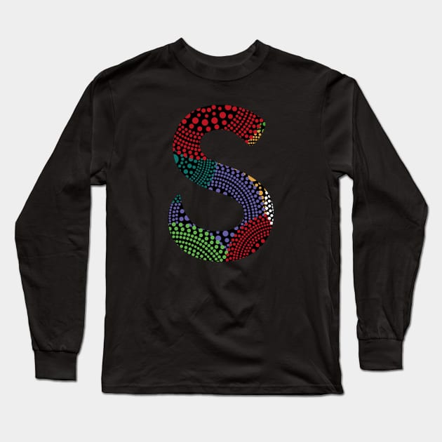 S Aboriginal Art Long Sleeve T-Shirt by Food in a Can